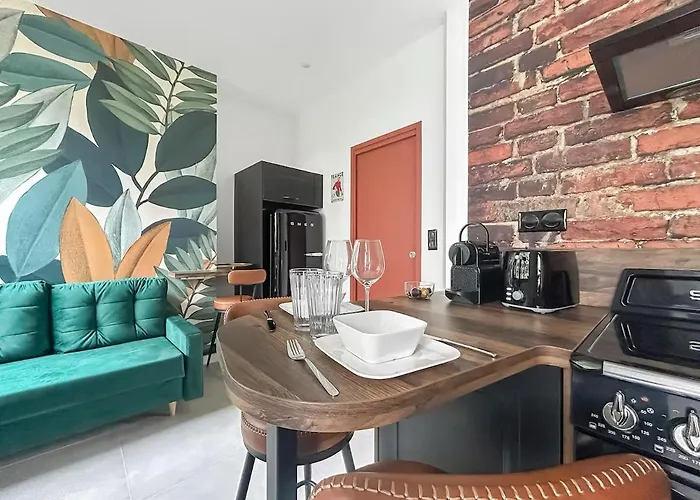 T1 103 Eaux Claires, Premium, Clim, Garage Prive 아파트 그르노블